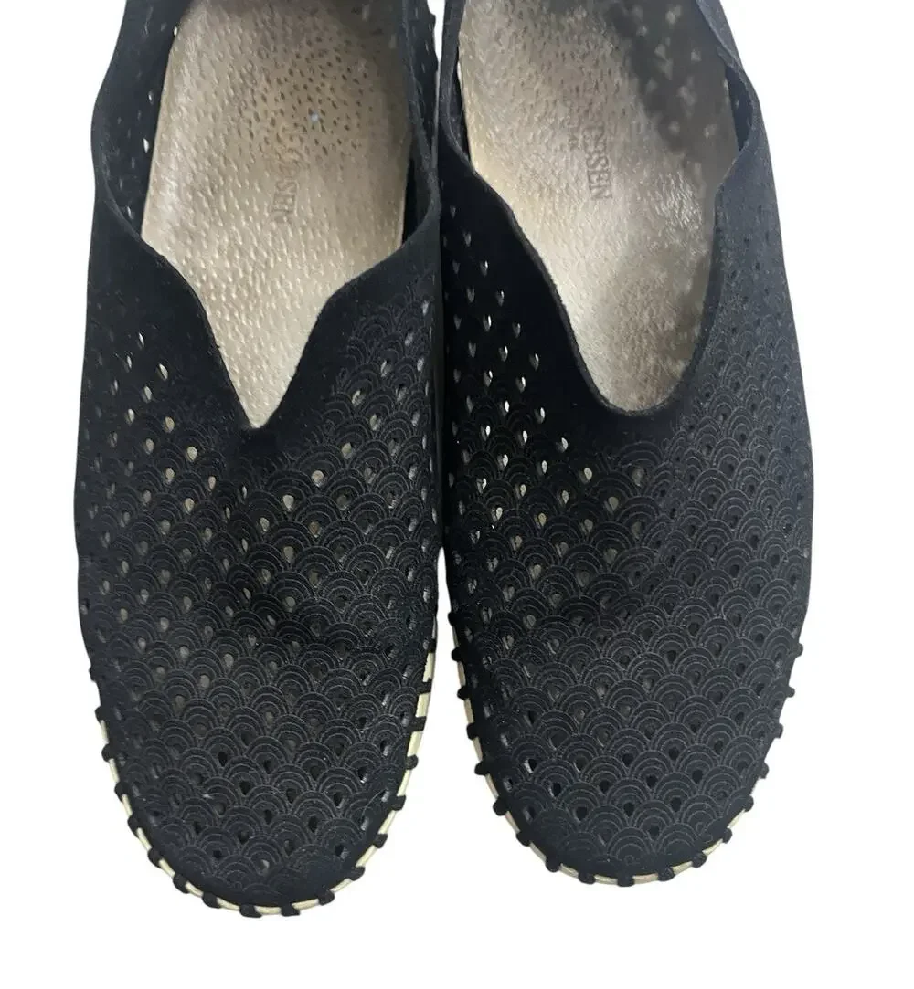 Ilse Jacobsen Black Tulip Slip-on Loafers Women’s US 7.5 8 Eu Size 38 Shoes